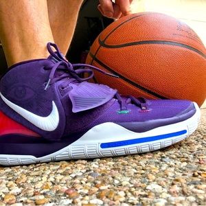 NIKE Kyrie 6 'Enlightenment' Basketball Sneakers Mens 8.5 Woman’s 9.5 Purple